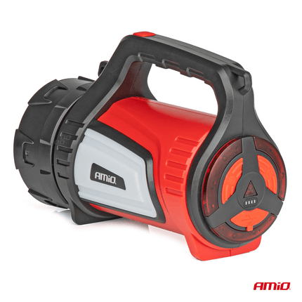 AMiO AMiO LED Nood Zoeklicht Handlamp met Geïntegreerde Oplaadbare Batterij 400LM Zwart - Rood AMiO 6