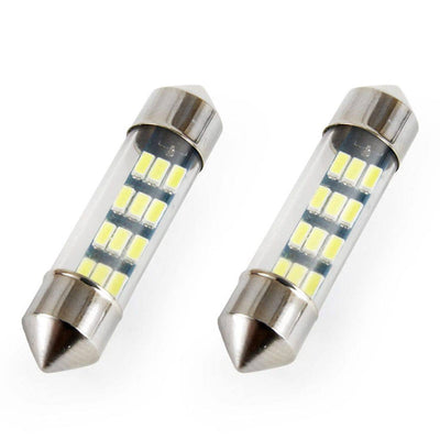 AMiO LED STANDAARD 3014 12SMD Festoen C5W C10W C3W 36mm Wit 12V