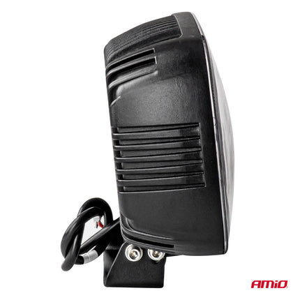 AMiO LED Werklicht Verstraler Ovaal 109W 12V - 24V Lange - afstandslamp met Positielicht voor Vrachtwagen, Offroad, Bouw en Landbouw - VCTparts.nl