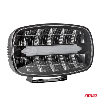AMiO LED Werklicht Verstraler Ovaal 109W 12V - 24V Lange - afstandslamp met Positielicht voor Vrachtwagen, Offroad, Bouw en Landbouw - VCTparts.nl