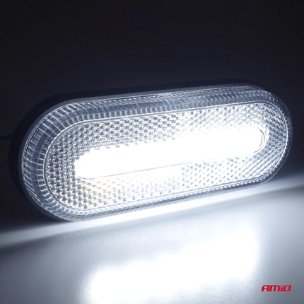 AMiO AMiO LED Zijmarkeringslicht Waarschuwing Signaal - Wit (1 stuk) [Markeringslicht - Gevarenlicht - Voorlicht - Richtingaanwijzer] AMiO 3