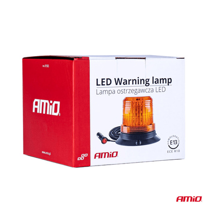 AMiO AMiO LED Zwaailicht Noodverlichting met Magneet 80LED 12/24V Oranje AMiO 2