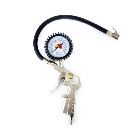 AMiO AMiO Luchtpistool met Drukmeter voor Compressor Air Gun Koppelstuk Zilver AMiO 2