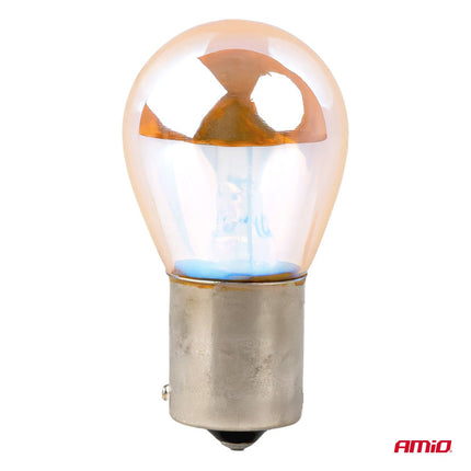 AMiO AMiO LumiTec PY21W Amber Chrome Halogeen Autolampen – BAU15s 12V 21W (2 stuks) AMiO 3