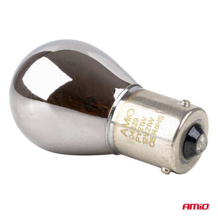 AMiO AMiO LumiTec PY21W Chrome Off - Road Halogeen Autolampen – Trillings - en Hittebestendig BAU15s 12V 21W (2 stuks) AMiO 5