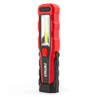 AMiO AMiO Magnetische Werklamp Looplamp Inspectie Auto Zaklamp met 12 - 24V en 230V Lader Rood Zwart AMiO 8