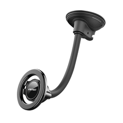 AMiO AMiO Magsafe Auto Telefoonhouder met Telescopisch Uitschuifbare Arm voor Voorruit Zwart AMiO 1