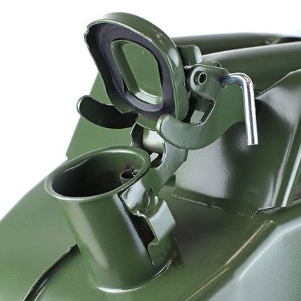 AMiO AMiO Metal Jerrycan 20L – UN - Gecertificeerde Metalen Brandstofcan Groen - Stalen Noodopslag Emergency Fuelcan Diesel Benzine AMiO 4