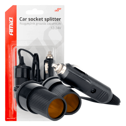 AMiO AMiO Multifunctionele Sigarettenaansteker Splitter 12/24V voor Auto en Vrachtwagen AMiO 1