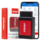 AMiO AMiO OBD2 Bluetooth XL Diagnosescanner en Foutcodes Uitlezen en Wissen via App – Draadloze Auto - en Truckdiagnose voor iOS Android en Windows - Errors Verwijderen App Tool AMiO 1