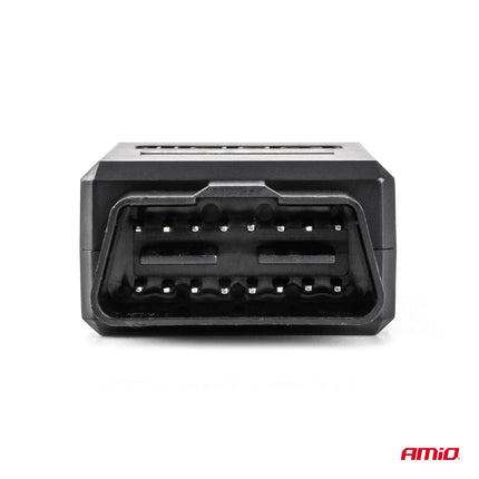 AMiO AMiO OBD2 Bluetooth XL Diagnosescanner en Foutcodes Uitlezen en Wissen via App – Draadloze Auto - en Truckdiagnose voor iOS Android en Windows - Errors Verwijderen App Tool AMiO 7