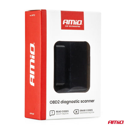 AMiO AMiO Bluetooth OBD2 Diagnosescanner voor Auto – Foutcodes Lezen Wissen en Live Voertuigdata Analyse via Android, iOS en Windows App AMiO 8