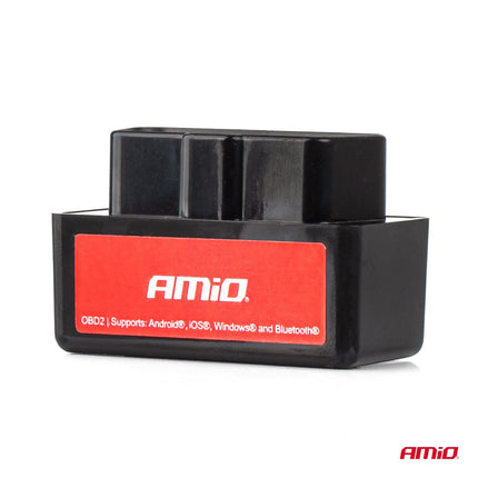 AMiO AMiO Bluetooth OBD2 Diagnosescanner voor Auto – Foutcodes Lezen Wissen en Live Voertuigdata Analyse via Android, iOS en Windows App AMiO 7