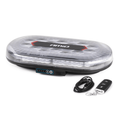 AMiO AMiO Oranje LED Batterij Zwaailicht Noodverlichting met Afstandsbediening en Dubbele Magneet 12/24V Oplaadbaar - ECE R65 en R10 gecertificeerd openbare weg AMiO 1