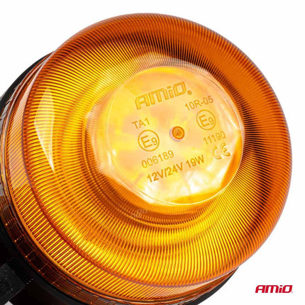 AMiO AMiO Oranje LED Batterij Zwaailicht Noodverlichting met Magneet 36LED 12/24V Oplaadbaar AMiO 4