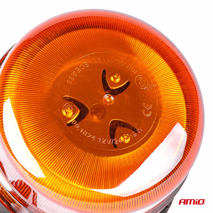 AMiO AMiO Oranje LED Zwaailicht Noodverlichting met Magneet 39LED 12/24V met Krulsnoer AMiO 8