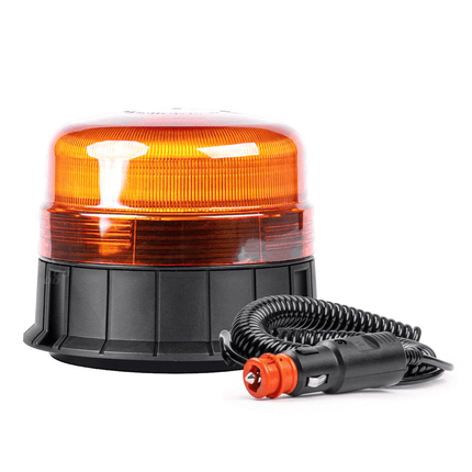 AMiO AMiO Oranje LED Zwaailicht Noodverlichting met Magneet 39LED 12/24V met Krulsnoer AMiO 1