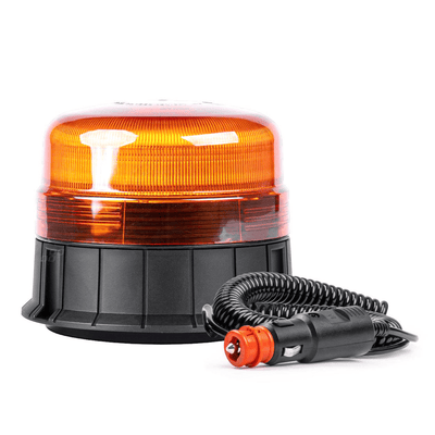 AMiO Oranje LED Zwaailicht Noodverlichting met Magneet 39LED 12/24V met Krulsnoer