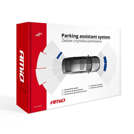 AMiO AMiO Parkeerhulpsysteem LED 4 sensoren zwart binnenmontage 165mm AMiO 5