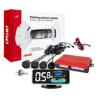 AMiO Parkeerhulpsysteem LED - GRAF 3D 4 sensor zwart - VCTparts.nl