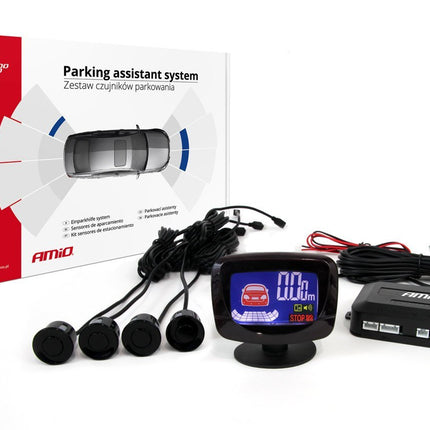 AMiO AMiO Parkeerhulpsysteem LED - GRAF 4 sensor zwart AMiO 1