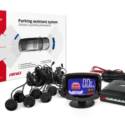 AMiO AMiO Parkeerhulpsysteem LED - GRAF 8 sensor zwart AMiO 7