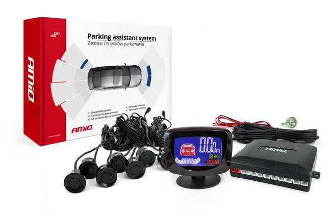 AMiO AMiO Parkeerhulpsysteem LED - GRAF 8 sensor zwart AMiO 7
