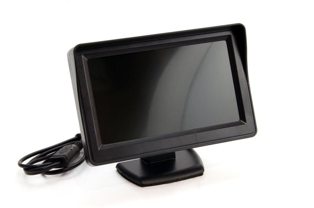 AMiO AMiO Parkeerhulpsysteem TFT01 4 3 inch LCD Beeldscherm - CAM402 LED Camera 4 Sensoren Zilver AMiO 2