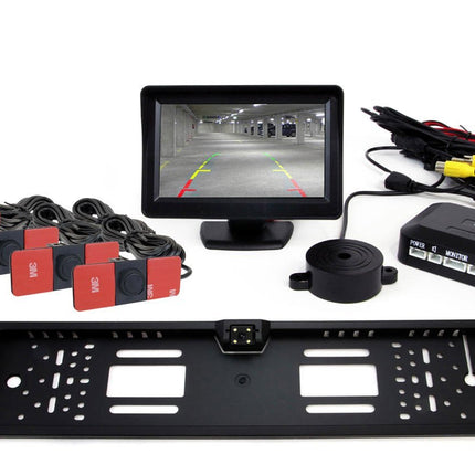 AMiO AMiO Parkeerhulpsysteem TFT01 43" met CAM - 402 LED 4 sensoren zwart binnenmontage AMiO 1