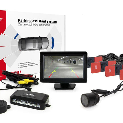AMiO AMiO Parkeerhulpsysteem TFT01 43" met HD - 301 - IR 4 sensoren zwart binnenmontage AMiO 3