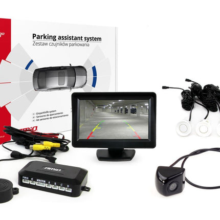 AMiO AMiO Parkeerhulpsysteem TFT01 43" met HD - 310 4 sensoren wit AMiO 5
