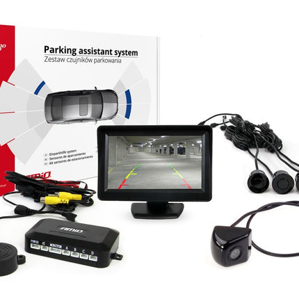AMiO AMiO Parkeerhulpsysteem TFT01 43" met HD - 310 4 sensoren zwart AMiO 2