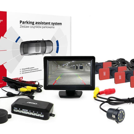 AMiO AMiO Parkeerhulpsysteem TFT01 43" met HD 315 LED 4 sensoren zwart binnenmontage AMiO 3