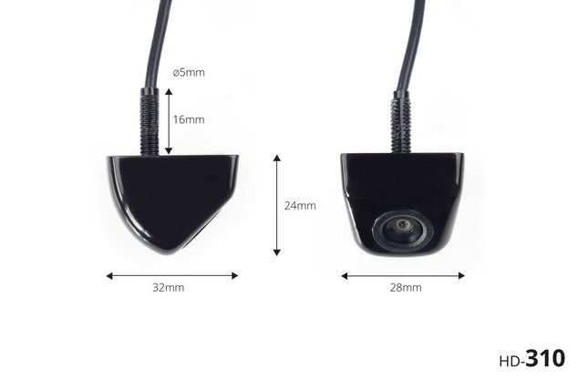 AMiO AMiO Parkeerhulpsysteem TFT02 4,3 inch FlipUp LCD Beeldscherm - CAM310 Camera 4 Zwarte 22mm Sensoren Auto Parkeerhulp AMiO 2