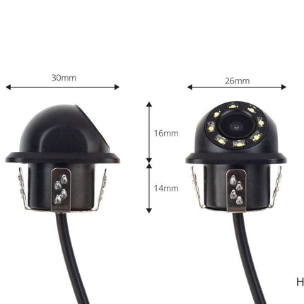 AMiO AMiO Parkeerhulpsysteem TFT02 4,3 inch LCD Beeldscherm - HD305LED Camera en 4 Zilveren Sensoren voor Auto AMiO 2