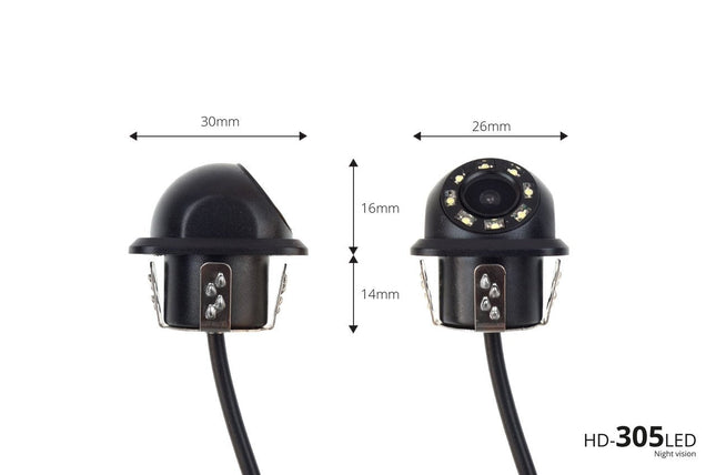 AMiO AMiO Parkeerhulpsysteem TFT02 4,3 inch LCD Beeldscherm - HD305LED Camera en 4 Zilveren Sensoren voor Auto AMiO 2