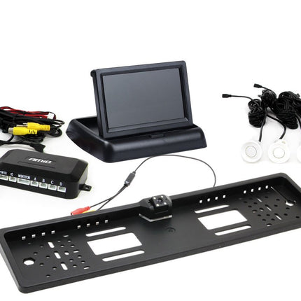 AMiO AMiO Parkeerhulpsysteem TFT02 43" met HD - 402 - LED en 4 Witte Sensoren – Nauwkeurig en Veilig Parkeren AMiO 1