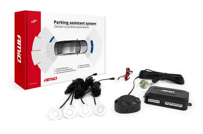 AMiO Parkeersensor 4 Zoemer wit