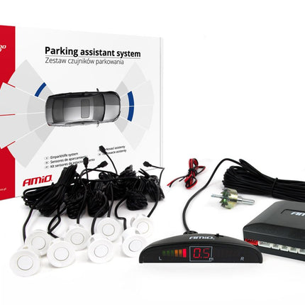 AMiO AMiO Parkeersensor 8 LED wit AMiO 3