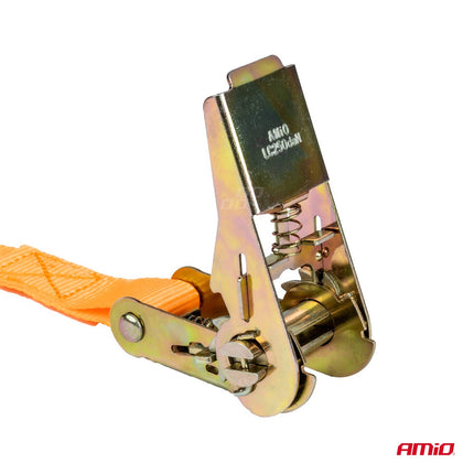 AMiO Ratchet Spanband 500kg 25mm x 5m – Voor Aanhanger en Transport - VCTparts.nl