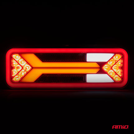AMiO RCL - 09 - L Dynamische LED Achterlicht – Links Multifunctionele Vrachtwagenverlichting Aanhanger Bus Achterlamp - VCTparts.nl