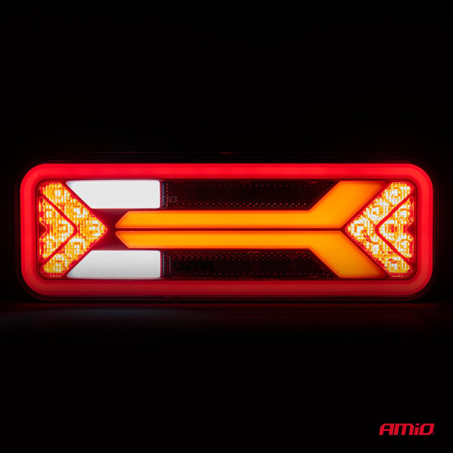 AMiO RCL - 09 - R Dynamische LED Achterlicht – Rechts Multifunctionele Vrachtwagenverlichting Aanhanger Bus Achterlamp - VCTparts.nl