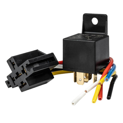 AMiO AMiO Relais 12V 5 Pin 40A Relay met Draad Kabelboom en Stekker Snoer Connector Universeel AMiO 1