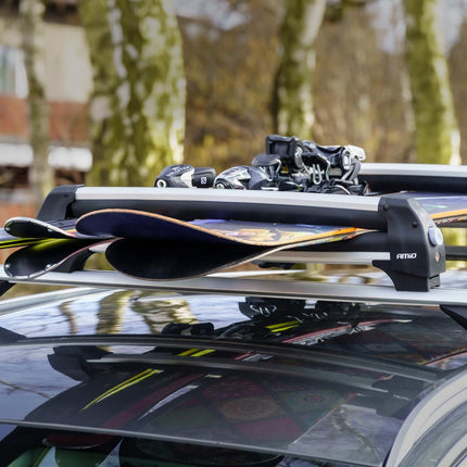 AMiO Ski- en Snowboarddrager 570mm SSR-01S voor op de Dakdrager AMiO 12