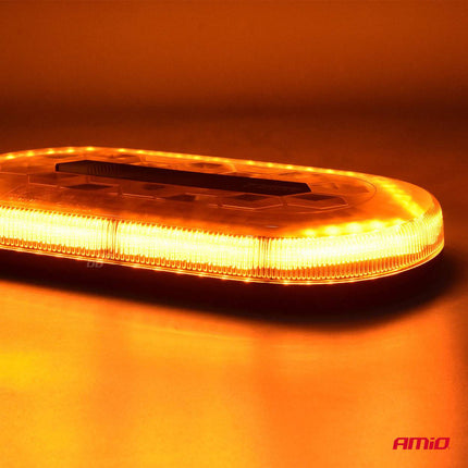 AMiO AMiO Stroboscoop Zwaailicht Hoge Intensiteit Magnetische Houder Mini Lichtbar / LED Bar WLB78 293x171mm R65 R10 48LED 12/24V IP56 Oranje AMiO 9