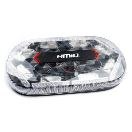 AMiO AMiO Stroboscoop Zwaailicht Hoge Intensiteit Magnetische Houder Mini Lichtbar / LED Bar WLB78 293x171mm R65 R10 48LED 12/24V IP56 Oranje AMiO 4