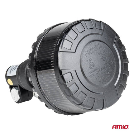 AMiO Stroboscoop Zwaailicht LED Waarschuwingslamp Heavy Duty W28P 12V 24V Oranje - VCTparts.nl