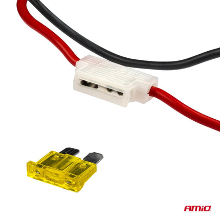 AMiO AMIO Stroboscoop Zwaailicht LED Waarschuwingslichtbar 156 LED 1168mm Oranje - Professionele Signaalverlichting met 51 Lichtfuncties AMiO 6