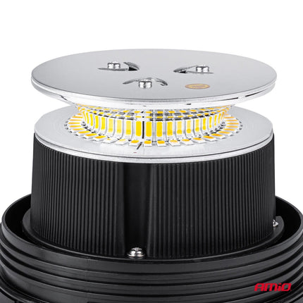 AMiO AMiO Stroboscoop Zwaailicht Waarschuwingslamp W02M Magnetisch 39LED 12/24V IP56 Oranje R65 R10 AMiO 5