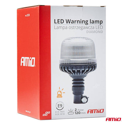 AMiO AMiO Stroboscoop Zwaailicht Waarschuwingslamp W25P 12/24V IP66 Oranje R65 R10 AMiO 2